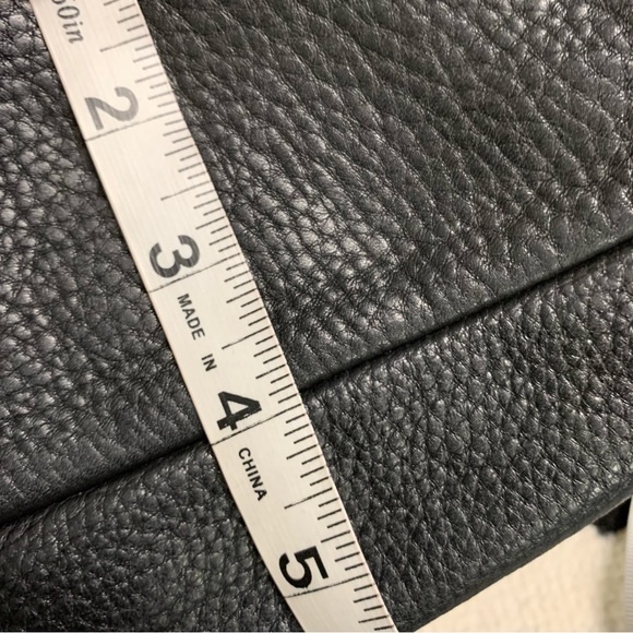 Fossil Peyton Double Flap Suede & Pebbled Leather Large Purse - Picture 16 of 16